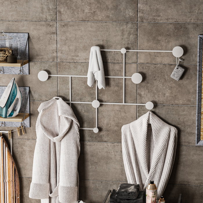 Wallity Fatara-B Gancho Metálico de Pared Blanco Wallity Fatara-B Gancho Metálico de Pared Blanco